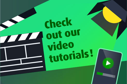 this is the video tutorial banner in a square format